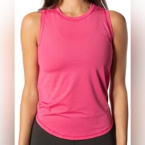 Golftini Pink Sleeveless Sport Tie Top Size S